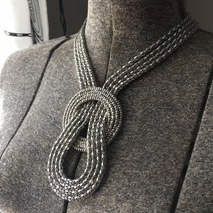Stunning Silver Statement Necklace